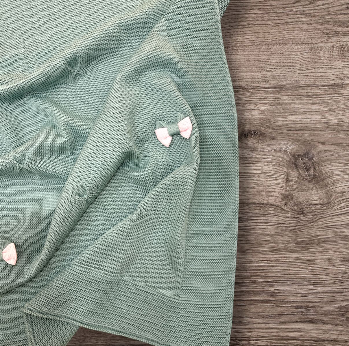 BABY LORD - coperta in filo di cotone fiocchi corredino est 25 - GIRL