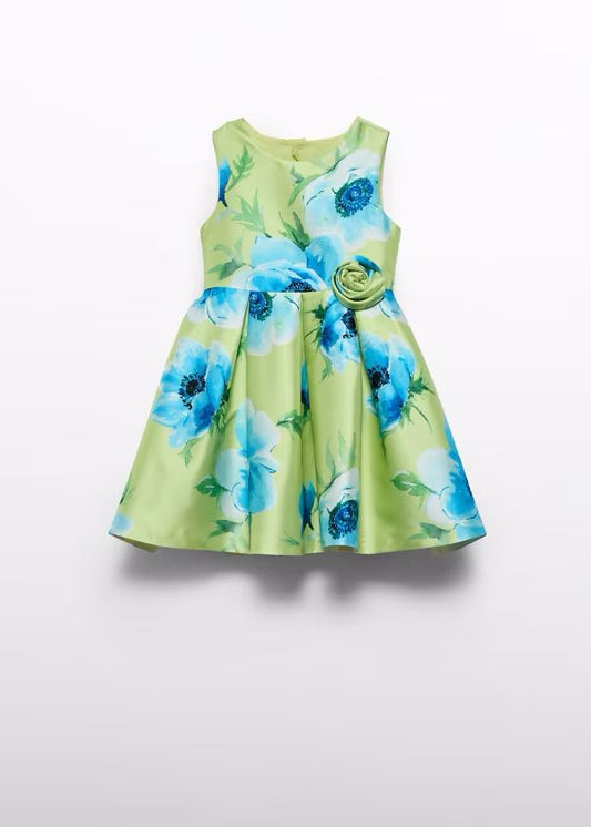 ABEL & LULA - abito mikado fiori abbigliamento est 25 j - GIRL