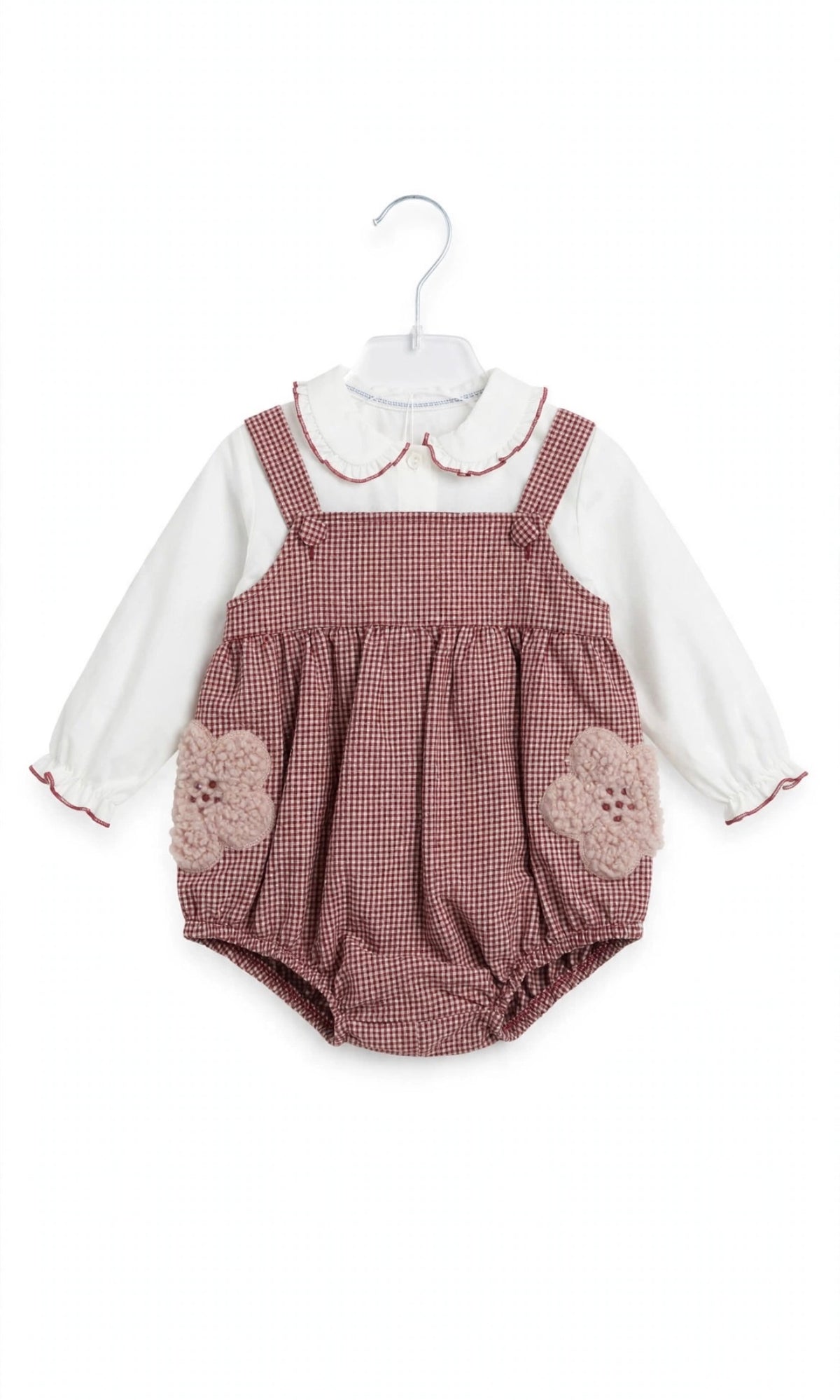 BARCELLINO - pagliaccetto + camicia bordeaux- invernale
