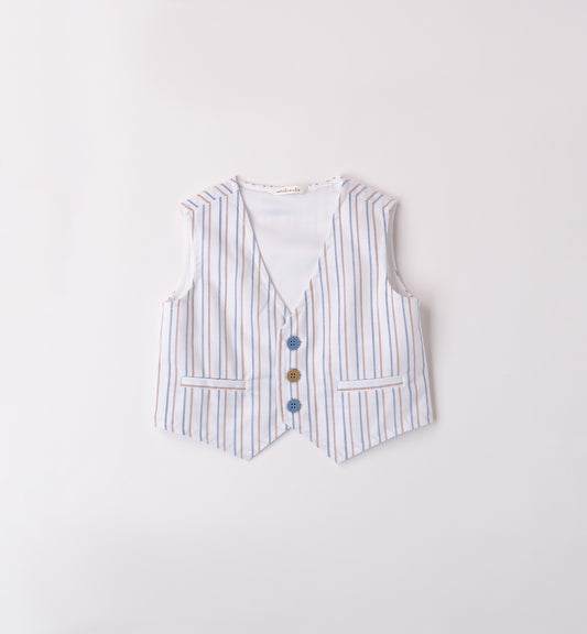MINIBANDA - gilet righe abbigliamento est 25 b - BOY