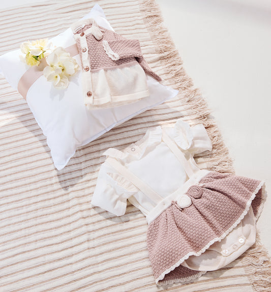 MINIBANDA - completo 3 pz tricot corredino est 25 - GIRL