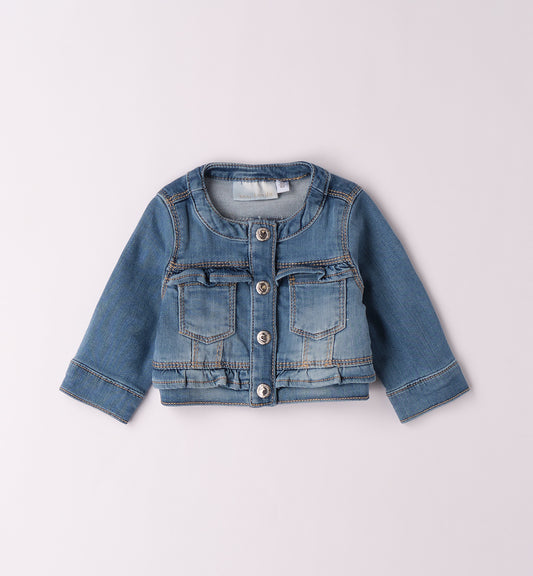 MINIBANDA - giubbotto di jeans abbigliamento est 25 b - GIRL