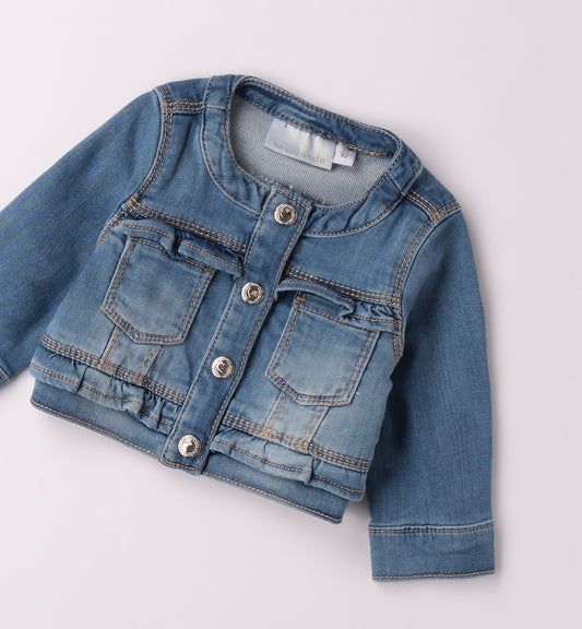 MINIBANDA - giubbotto di jeans abbigliamento est 25 b - GIRL
