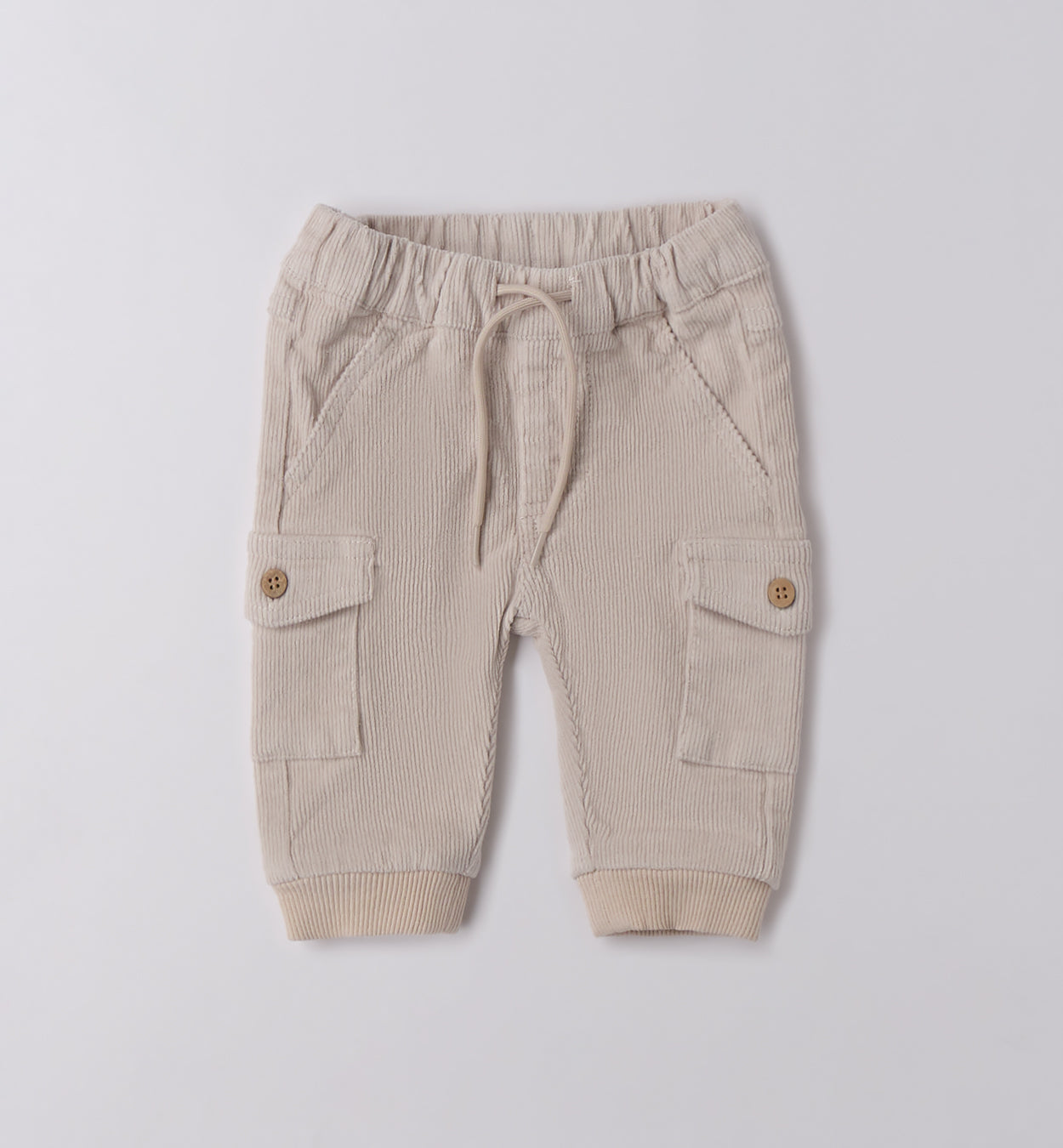 MINIBANDA - pantalone cargo costine beige abbigliamento invernale 25/26 b - BOY