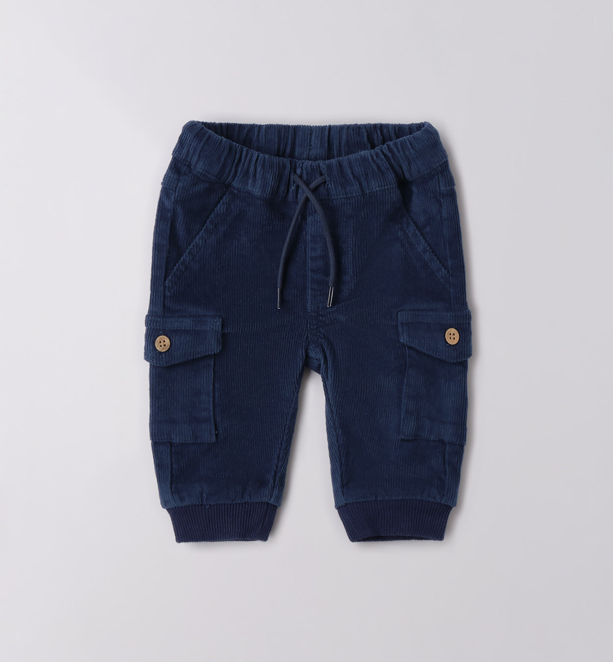 MINIBANDA - pantalone cargo costine blu abbigliamento invernale 25/26 b - BOY