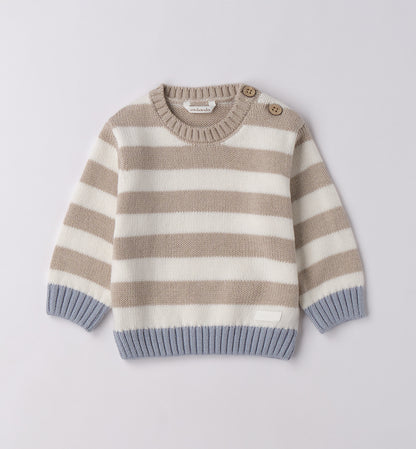 MINIBANDA - maglione righe abbigliamento invernale 25/26 b - BOY