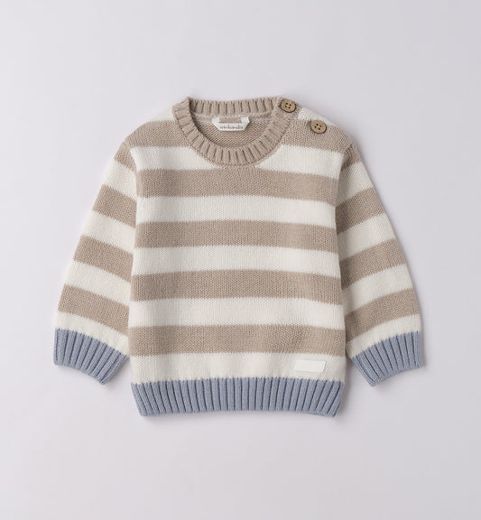 MINIBANDA - maglione righe abbigliamento invernale 25/26 b - BOY