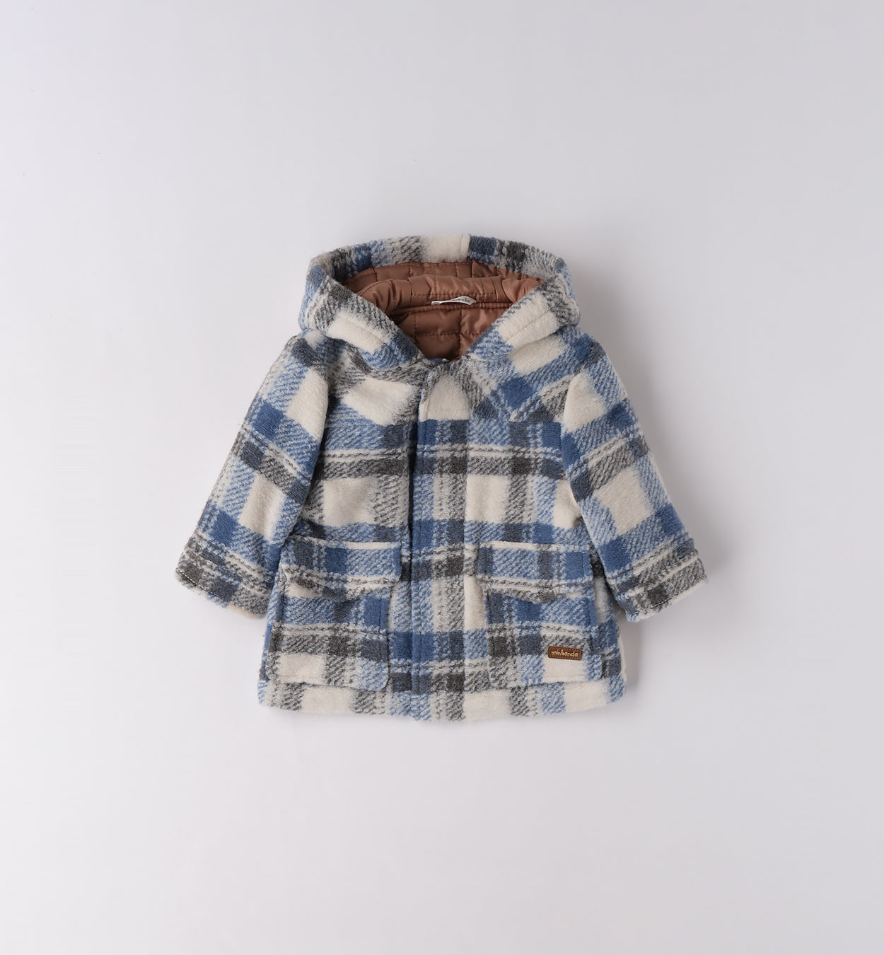 MINIBANDA - cappotto quadri abbigliamento invernale 25/26 b - BOY
