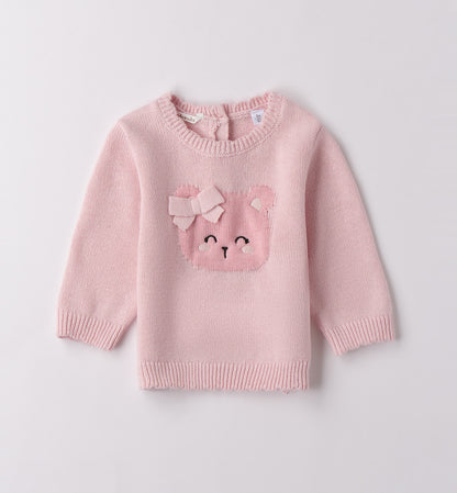MINIBANDA - maglione orsetto abbigliamento invernale 25/26 b - GIRL