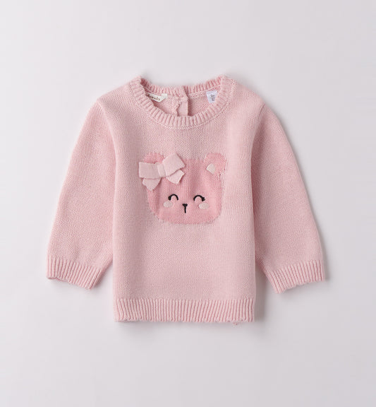 MINIBANDA - maglione orsetto abbigliamento invernale 25/26 b - GIRL