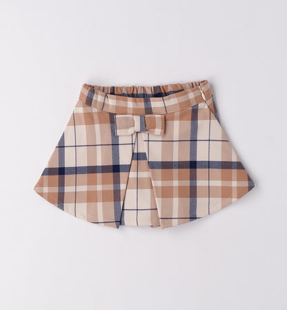 MINIBANDA - pantaloncino gonna quadri abbigliamento invernale 25/26 b - GIRL
