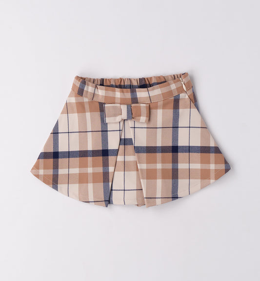 MINIBANDA - pantaloncino gonna quadri abbigliamento invernale 25/26 b - GIRL