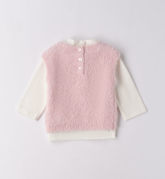 MINIBANDA - maglia con gilet abbigliamento invernale 25/26 b - GIRL