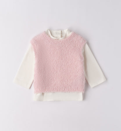 MINIBANDA - maglia con gilet abbigliamento invernale 25/26 b - GIRL