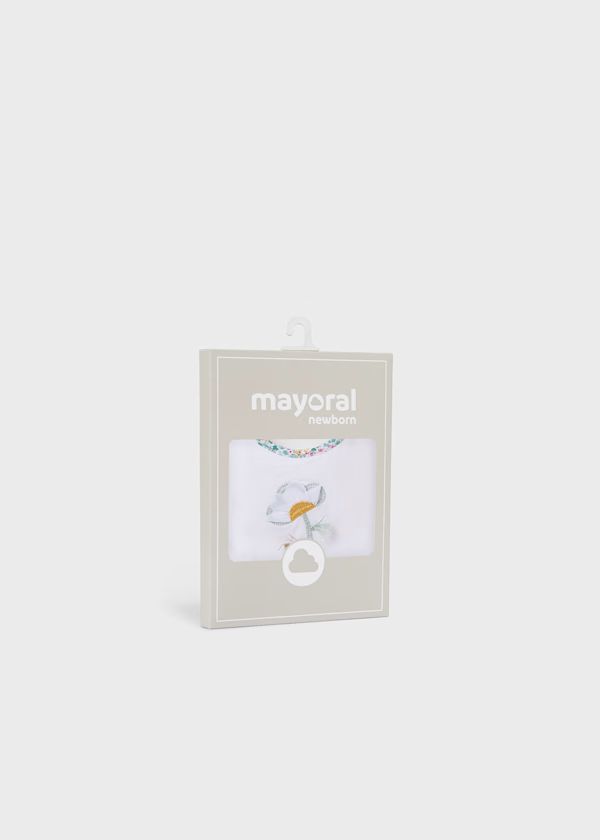 MAYORAL - set 2 bavette fantasia verde accessori corredino - GIRL