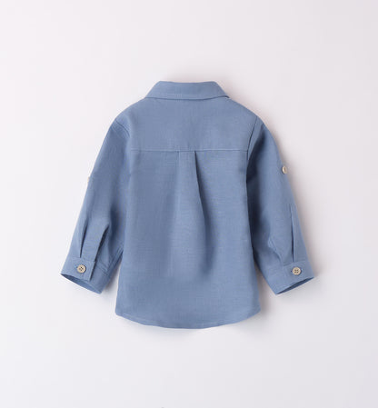 MINIBANDA - camicia di lino abbigliamento est 25 b - BOY