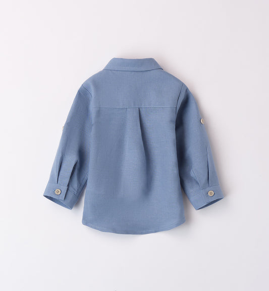 MINIBANDA - camicia di lino abbigliamento est 25 b - BOY