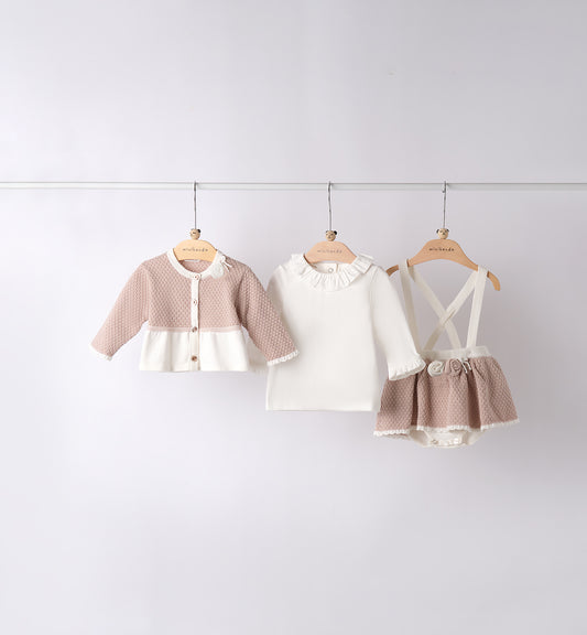 MINIBANDA - completo 3 pz tricot corredino est 25 - GIRL