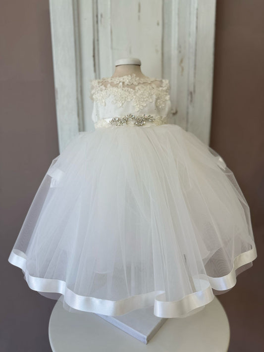 LES PETITES ENFANTES - abito cerimonia pietre con fascia cerimonia est 25 b - GIRL