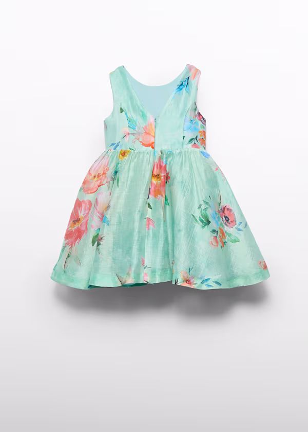 ABEL & LULA - vestito lino stampato abbigliamento est 25 j - GIRL