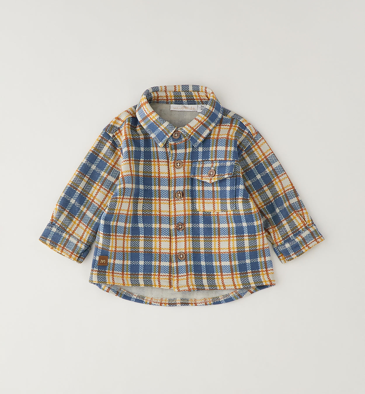 MINIBANDA - camicia quadri multicolor - invernale