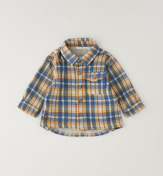 MINIBANDA - camicia quadri multicolor - invernale