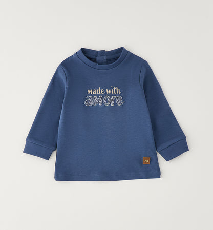 MINIBANDA - maglia "made with amore" avion - invernale