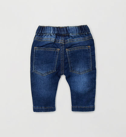 MINIBANDA - jeans morbido blu - invernale