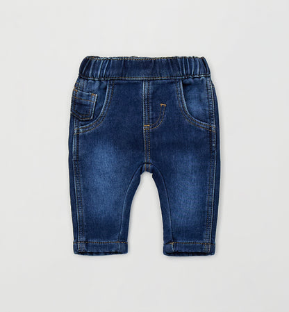 MINIBANDA - jeans morbido blu - invernale