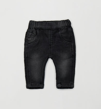 MINIBANDA - jeans morbido nero - invernale