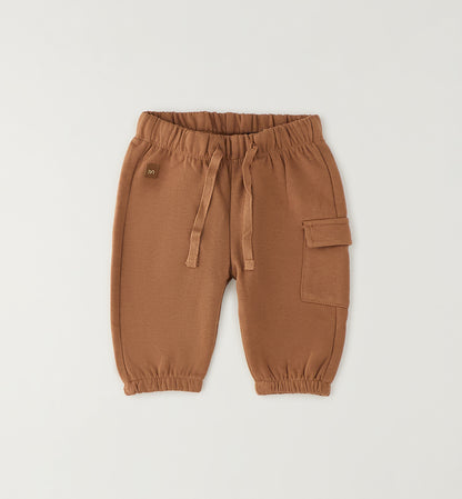 MINIBANDA - pantalone cargo cammello- invernale