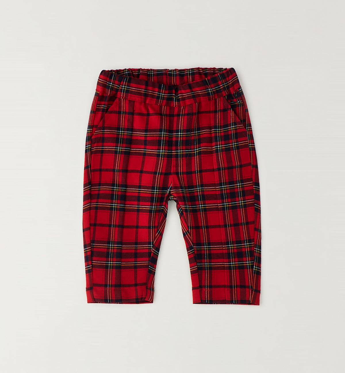 MINIBANDA - pantalone tartan rosso - invernale
