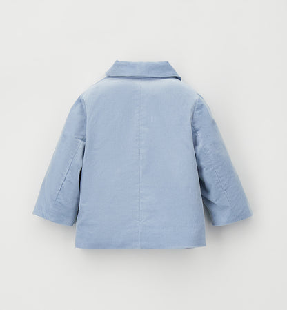 MINIBANDA - giacca millerighe azzurro - invernale