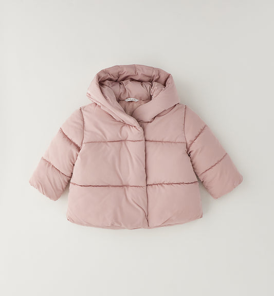 MINIBANDA - giubbotto imbottito rosa baby - invernale