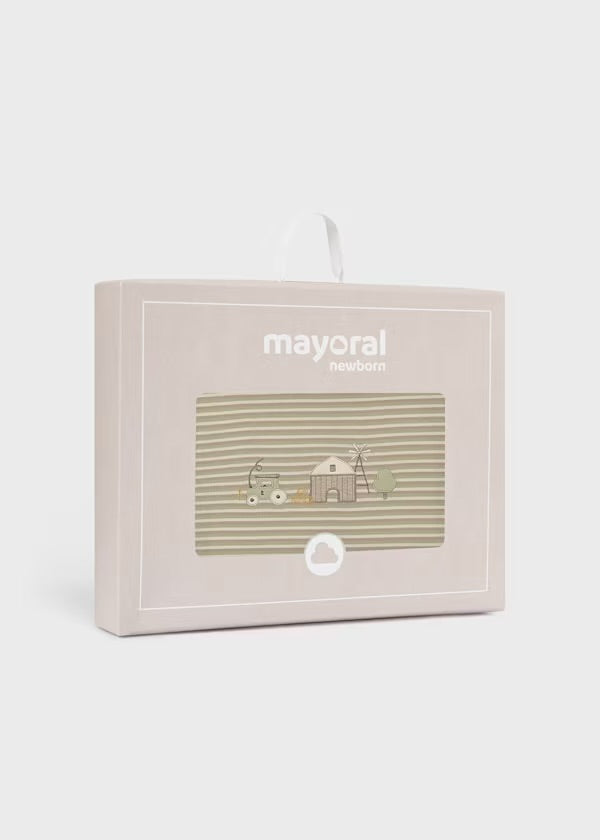MAYORAL-copertina verde salvia/sabbia-invernale