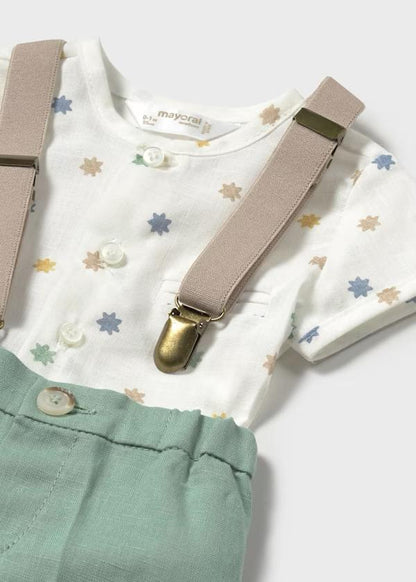 MAYORAL - completo corto con bretelle abbigliamento est 25 b - BOY