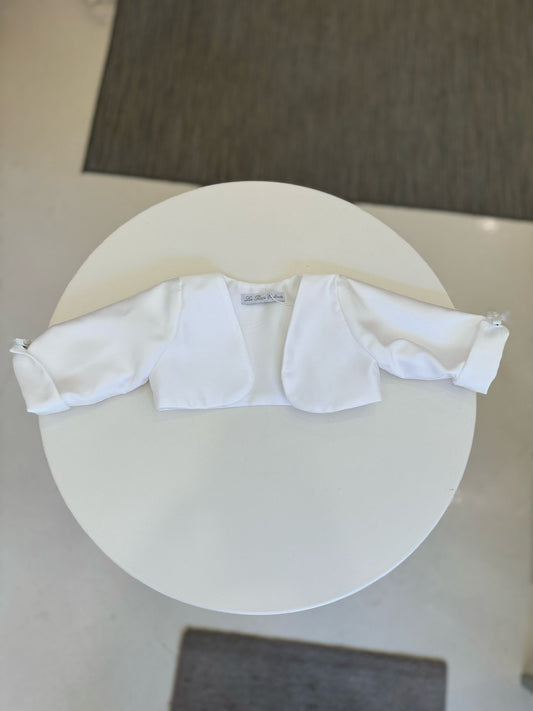 LES PETITES ENFANTES - bolerino cerimonia bianco cerimonia est 25 b - GIRL