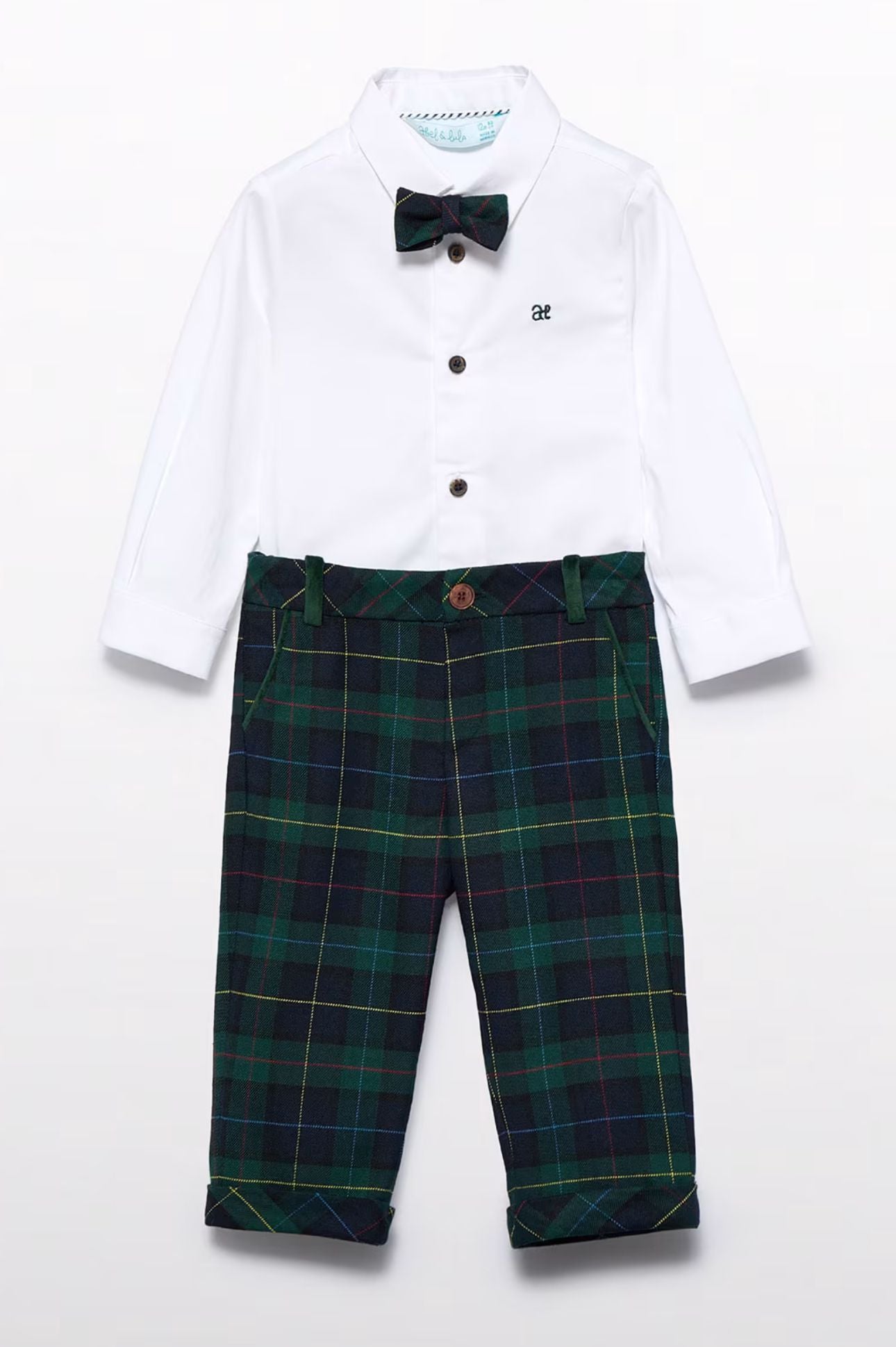 ABELELULA - completo pantalone e camicia misura baby abbigliamento inv - BOY