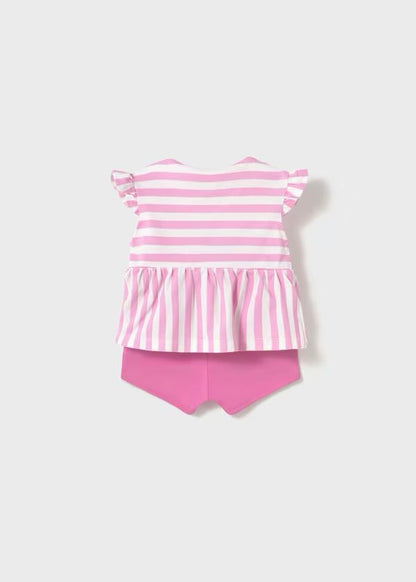 MAYORAL - completo 2 pz jersey righe abbigliamento est 25 b - GIRL