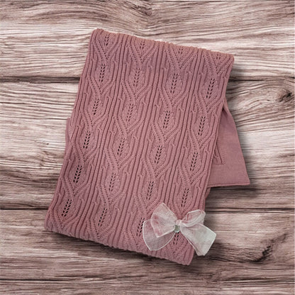 MARLU' - coperta in filo di cotone (set n.23) corredino est 25 - GIRL