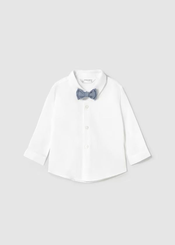 MAYORAL - camicia con papillon azzurro abbigliamento est 25 b - BOY