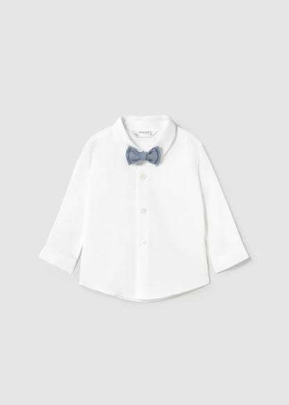 MAYORAL - camicia con papillon azzurro abbigliamento est 25 b - BOY