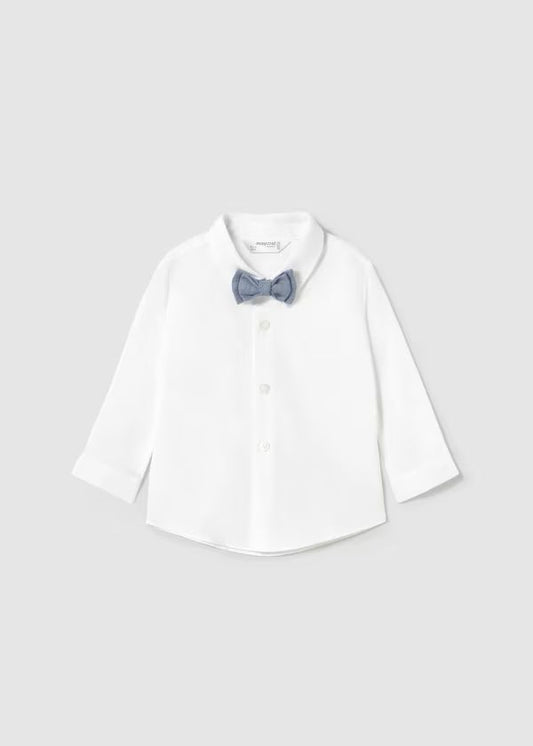 MAYORAL - camicia con papillon azzurro abbigliamento est 25 b - BOY