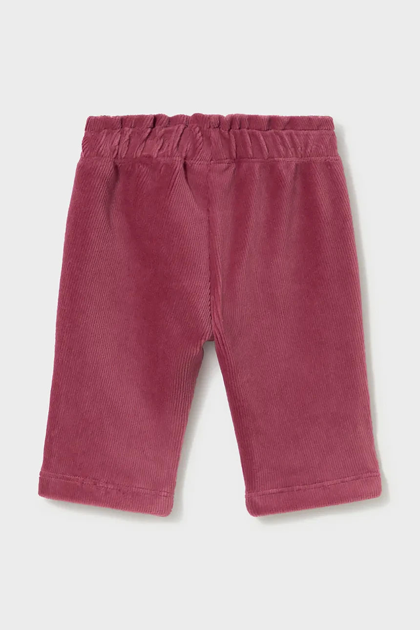 MAYORAL-pantalone velluto prugna-invernale