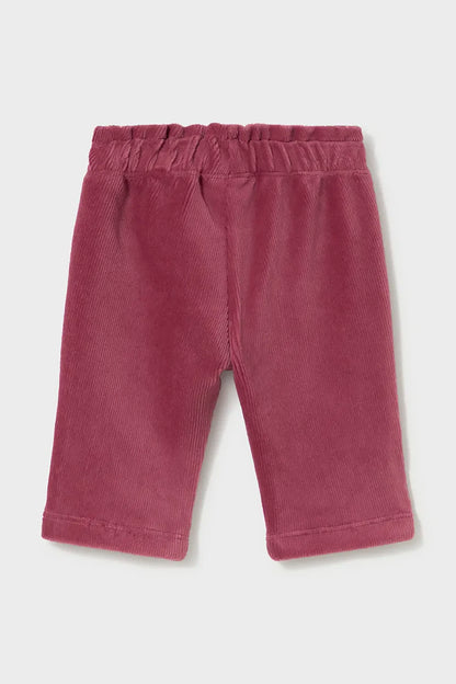 MAYORAL-pantalone velluto prugna-invernale