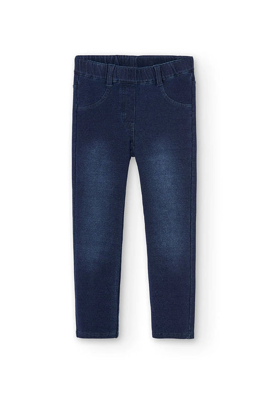 BOBOLI-jeggins jeans scuro