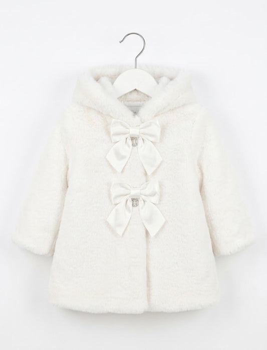 ALICE PI - cappotto in pelliccia con fiocco - invernale