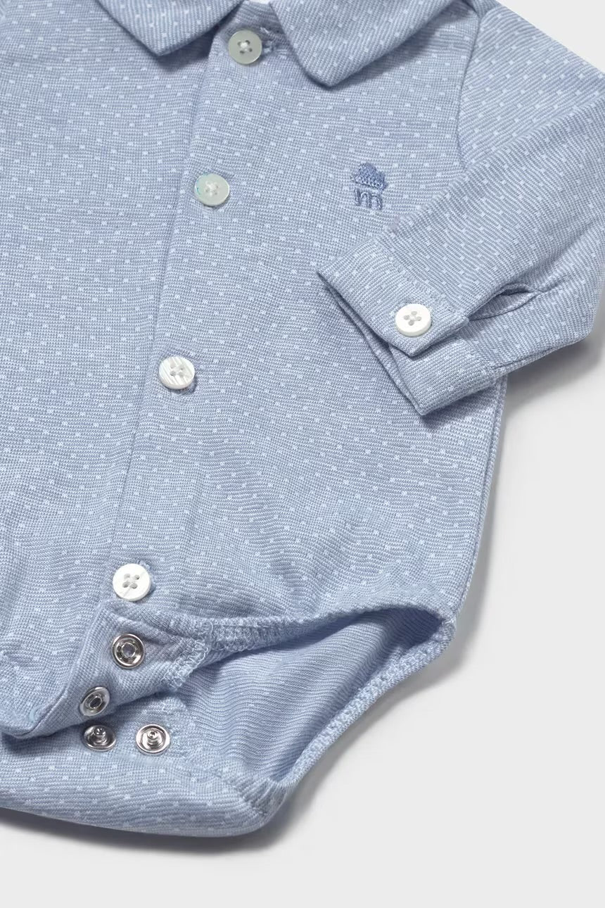 MAYORAL-body camicia azzurro-invernale