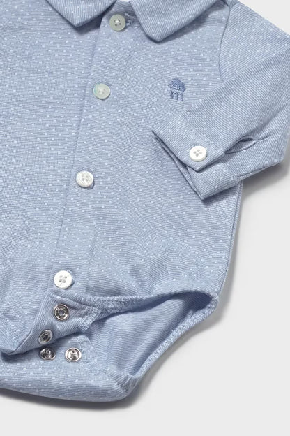MAYORAL-body camicia azzurro-invernale