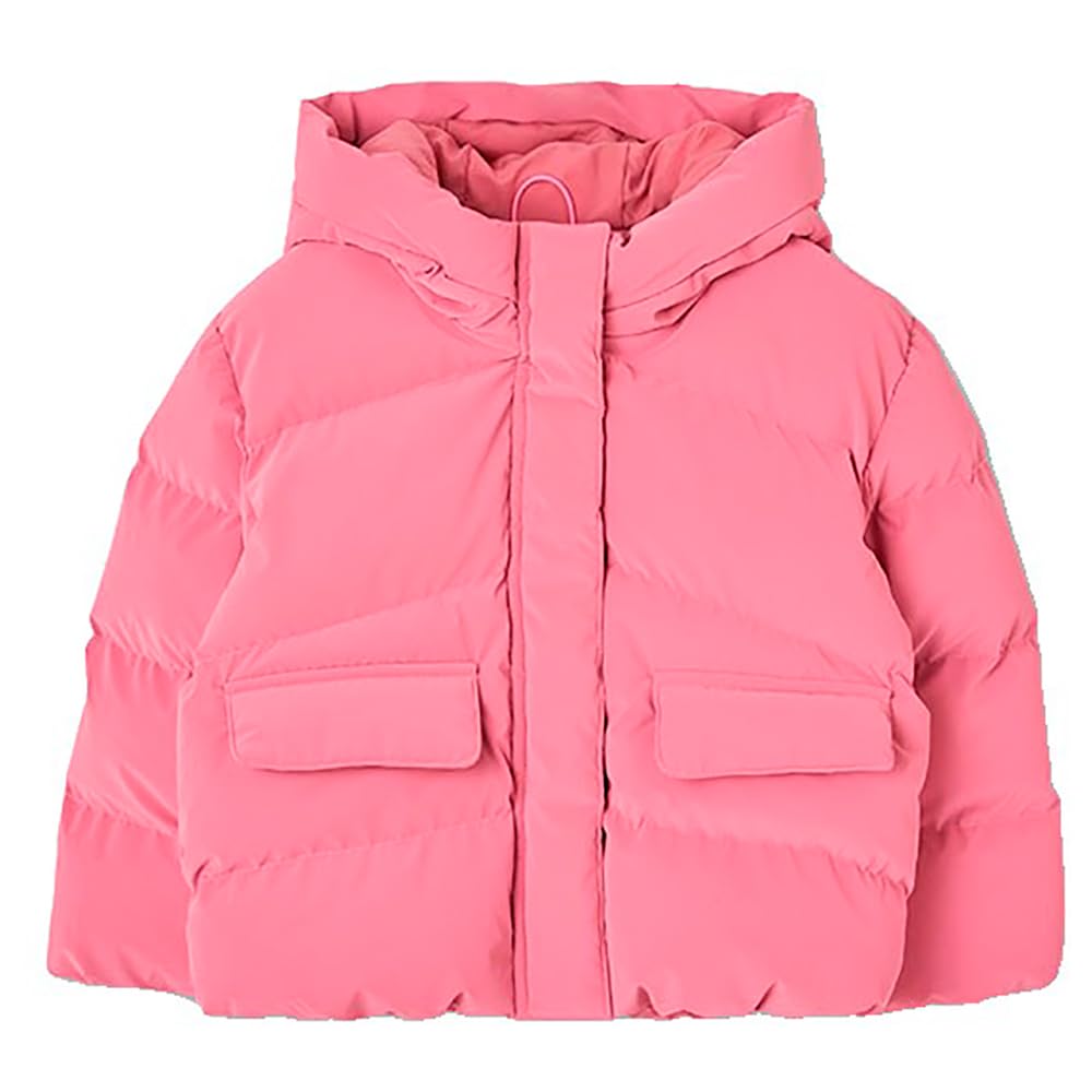 BOBOLI-giubbotto imbottito rosa-invernale